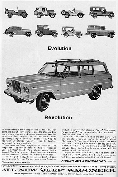 1961 Jeep Auto Advertising